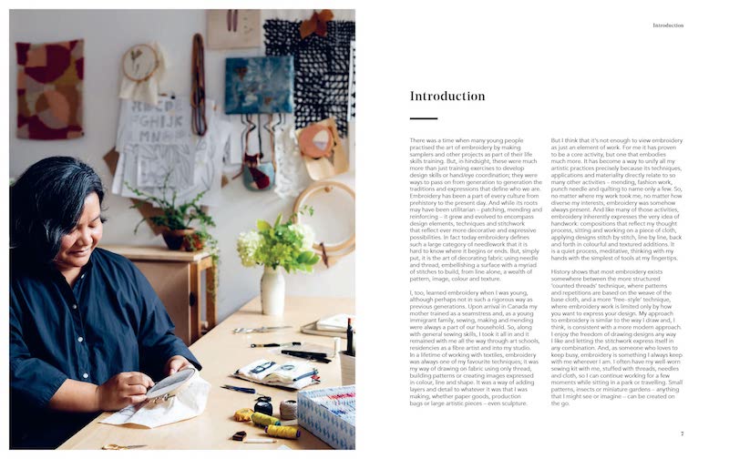 Embroidery: A Modern Guide to Botanical Embroidery - Arounna Khounnoraj